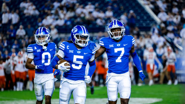BYU vs Sam Houston State Eddie Heckard Kamden Garrett Jakob Robinson